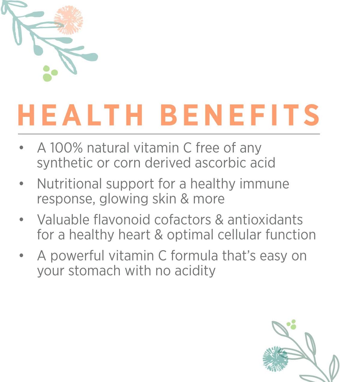 Pure Synergy Pure Radiance C (90 Capsules) 100% Natural Vitamin C from Fruits & Berries, Non-GMO: Health & Personal Care