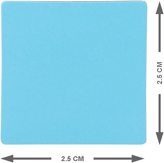 25 Notes or Sticky Notes 1 x 1 Inch Blue Amazon.co
