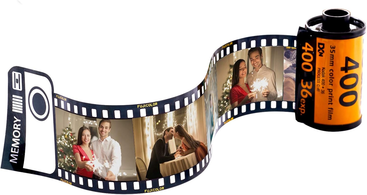 Personalized Keychains with Picture Camera Roll Keychain Custom Film Roll Keychain MultiPhoto