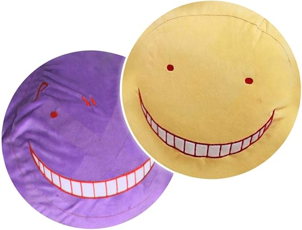 Amazon 暗殺教室 殺せんせー クッション 抱き枕 ぬいぐるみ おもちゃ タコ 触手 ふわふわ ルーム 背当て かわいい 誕生日 プレゼント アニメ周辺 萌グッズ 飾り物 紫色 ぬいぐるみ おもちゃ