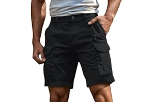 Men's Cargo Shorts Relaxed Fit Zip Off Casual Stretch Outdoor Work Shorts 2026 Summer Lightweight Multi Pockets Hiking Pants