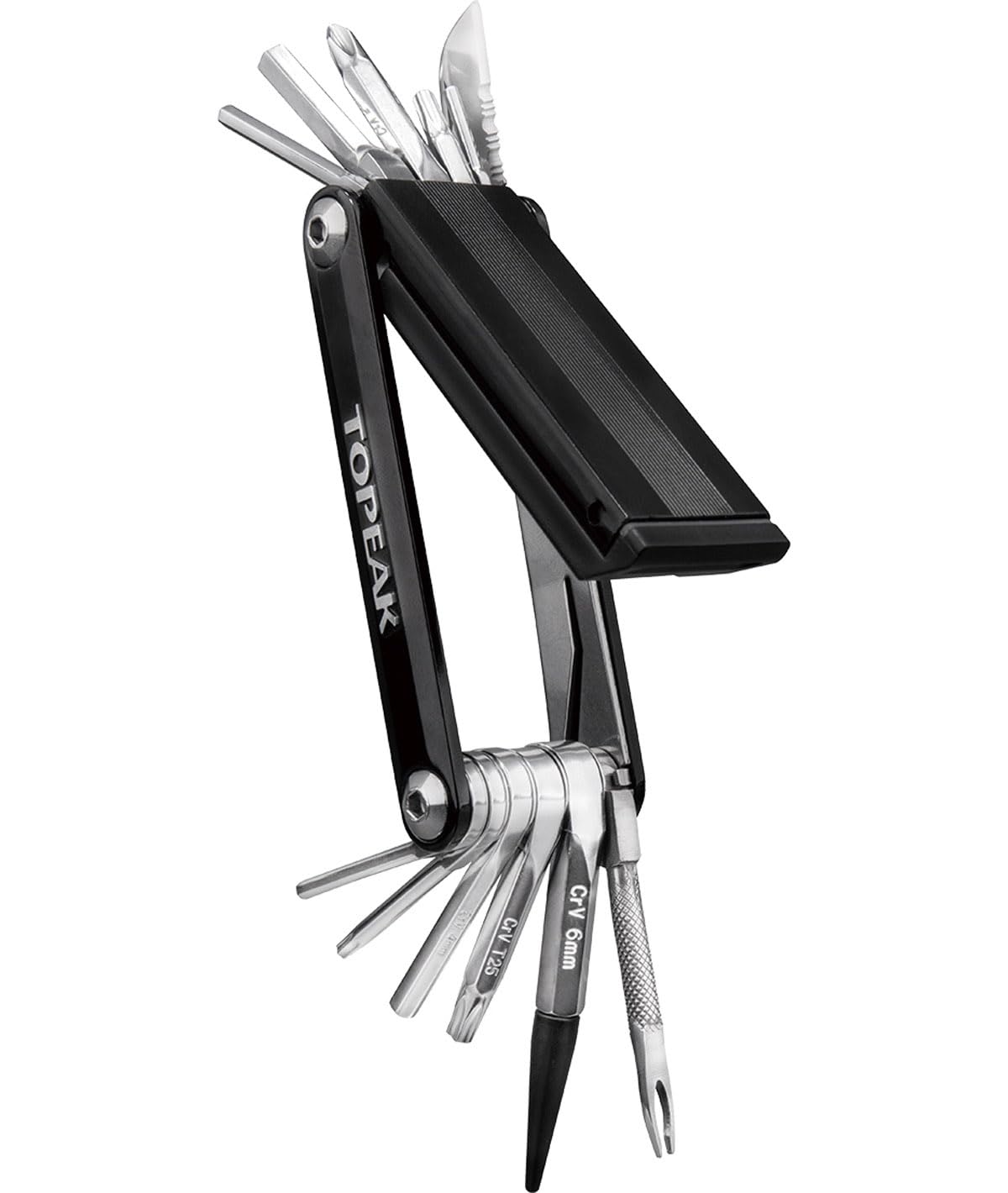 Topeak Tubi 18 Multi Tool with Integrated Tubeless Tyre Functions, Black