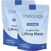 Chinology Double Chin Lifting Mask, Lift Double Chin tape for Women, Jawline Firming Mask for Face and Neck strap for Tightening and Firm (2 PCS)