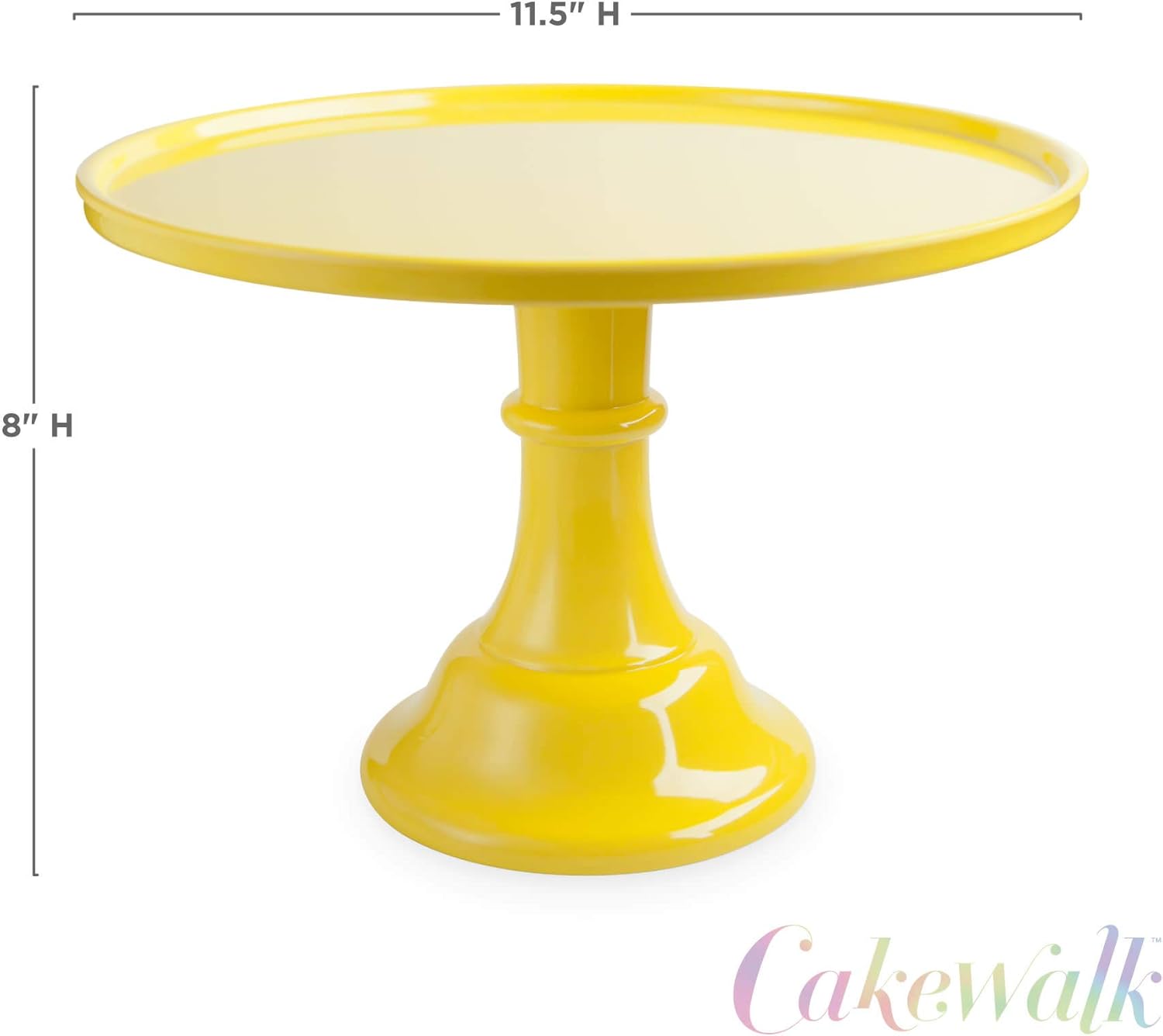  | Twine Yellow Melamine Cake Stand, Cupcake Stand, Home Decor, Food Service, Dessert Accessory, Yellow, Set of 1: Cake Stands