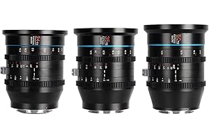 SIRUI Jupiter Macro T2 Full-Frame Cine Prime Lens Set (24mm, 35mm and 50mm Cinema Lens Set), for EF Mount Cameras