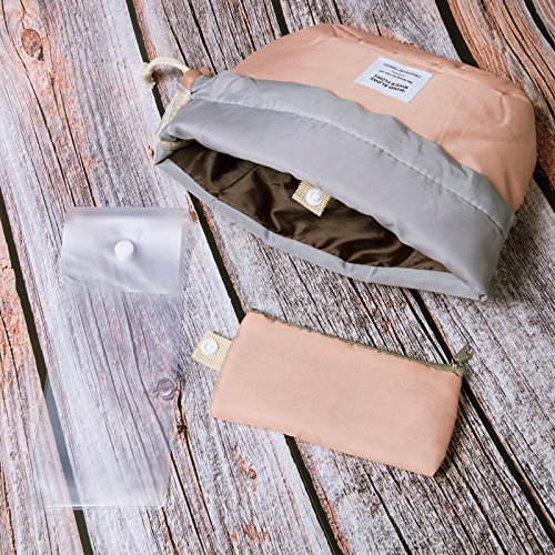 2 Pack Travel Makeup Bags Waterproof Cosmetic Bags Multifunctional Bucket Toiletry Bag Make up Organizer Barrel Cases Kit Storage pocket Soft Collapsible Portable Cosmetic Cases 3 2 Pack Travel Makeup Bags Waterproof Cosmetic Bags Multifunctional Bucket Toiletry Bag Make up Organizer Barrel Cases Kit Storage pocket Soft Collapsible Portable Cosmetic Cases