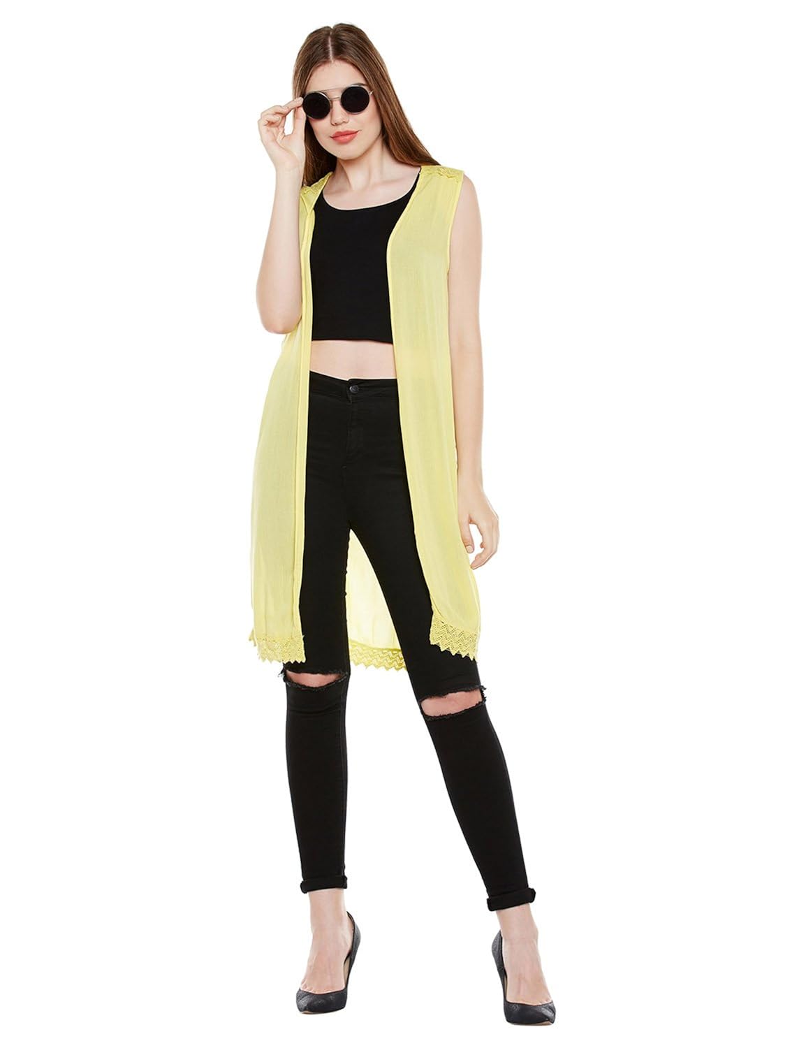 oxolloxo yellow solid long shrug