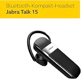 Jabra Talk 15 Mono In-Ear Bluetooth Headset Wireless Calls Music GPS - Black view 2