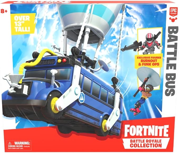 Bus de combat fortnite avec 10 figurines Clearance