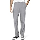 WonderWink Men's Flat Front Cargo Scrub Pant