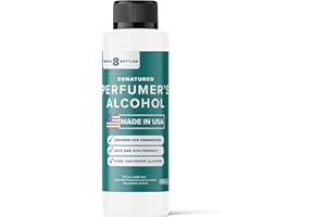Perfumer’s Alcohol - 8 oz Tillbrook Perfume Grade Alcohol for Fragrance Making Kit - Denatured Alcohol - Base for Making Luxury Perfume - No Methanol & No Fermentation Scent - TSDA SD-40b