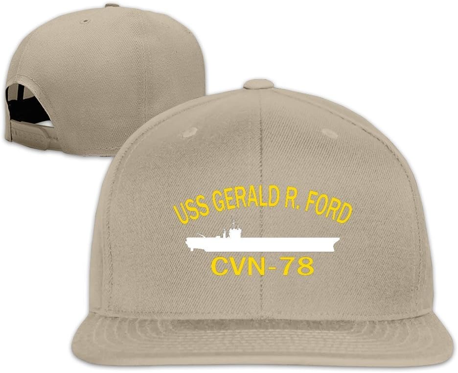 USS Gerald R Ford CVN-78 Baseball Caps By Cnlowter