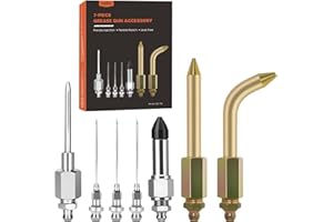 TRILINK Grease Gun Needle Tip Kit – 7PCS Grease Gun Accessory Set with 3 Grease Injector Needle, Grease Needle Dispenser, Rub