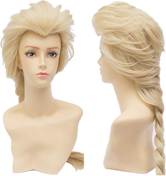 Amazon.com: Cosplay Wigs Long Princess Queen Synthetic Full Hair with