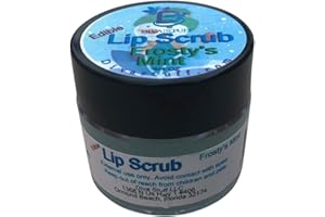 Diva Stuff Ultra Hydrating Lip Scrub for Soft Lips, Gentle Exfoliation, Moisturizer & Conditioner, Frosty's Mint – ¼ oz (Made in the USA)