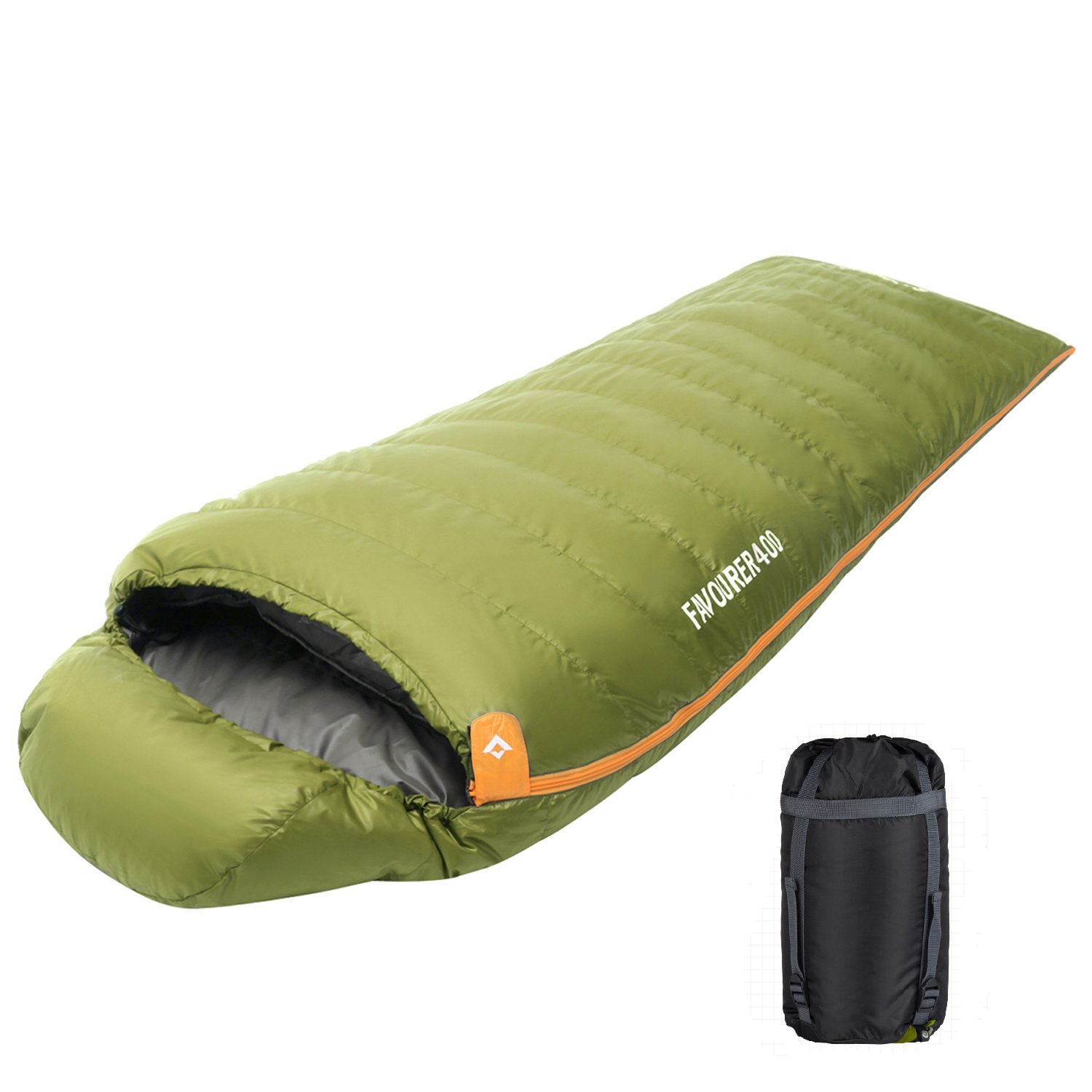 KingCamp Duck Down Ultralight Compact 10.4℉ Sleeping Bag for Camping,Hiking,Backpacking