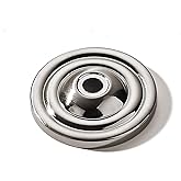 khtumeware 10 Pack Polished Nickel Backplate for Cabinet Knobs Cabinet Hardware Knob Backplate/Back Plate.