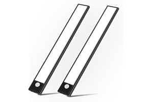 3-Tone Eye-Care Cabinet Light | 80 LED Motion Sensor & Magnetic Mount | USB-C Rechargeable 3 Modes | IP44 Waterproof for Kitc