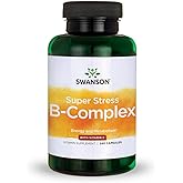 Swanson Super Stress B-Complex - Vitamin Supplement - Formula for Healthy Energy Levels - (240 Capsules)