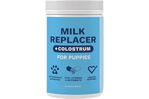 Under the Weather Puppy Milk Replacer Powder + Colostrum | Puppy Milk Replacement Formula | Nutrient-Rich Formula with Colostrum for Immune & Digestive Support – 12 oz