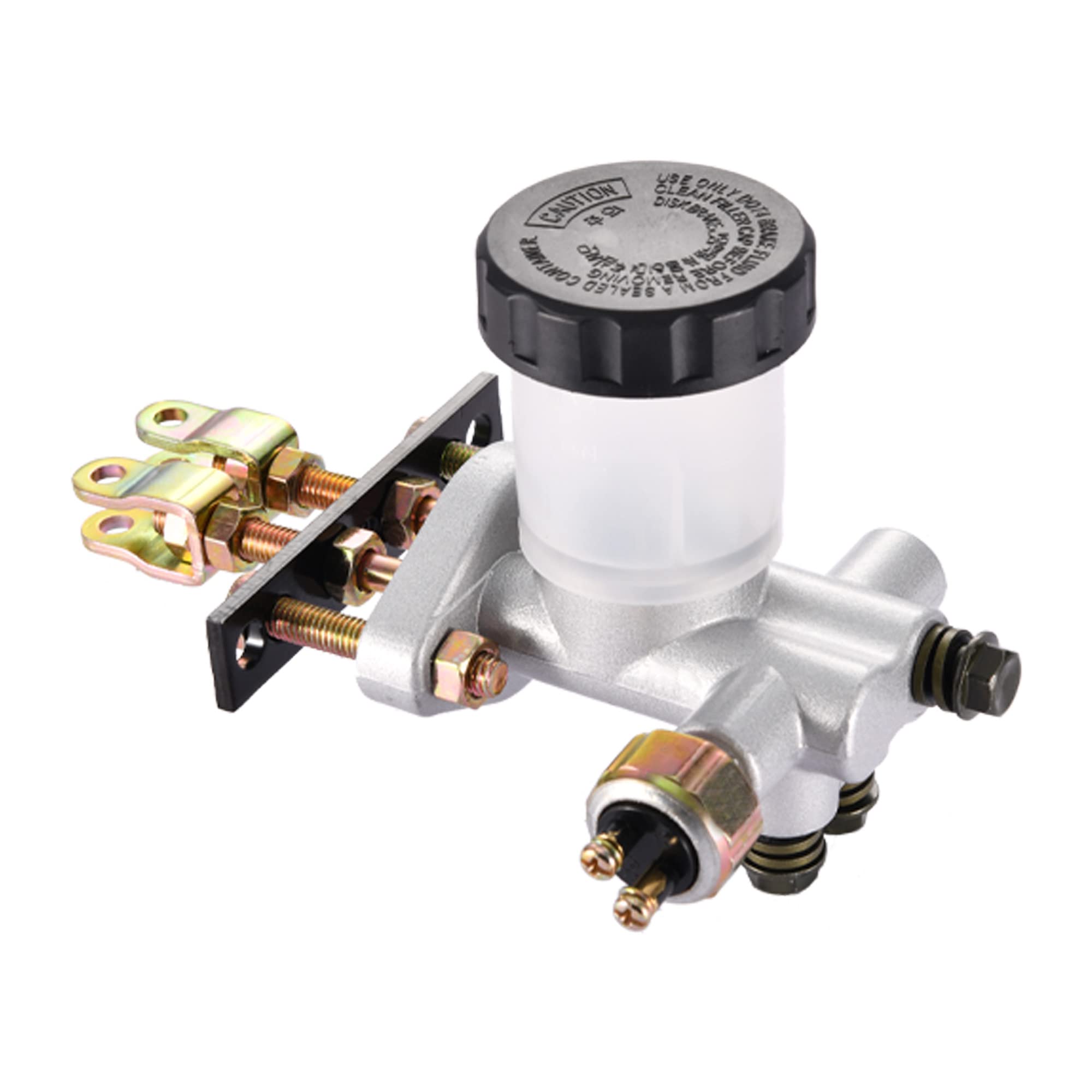 GOOFIT Hydraulic Brake Master Cylinder Replacement For 90cc 110cc 125cc 150cc 200cc 250cc Go Kart Buggy Sunl BMS Kandi Roketa Kazuma Kinroad