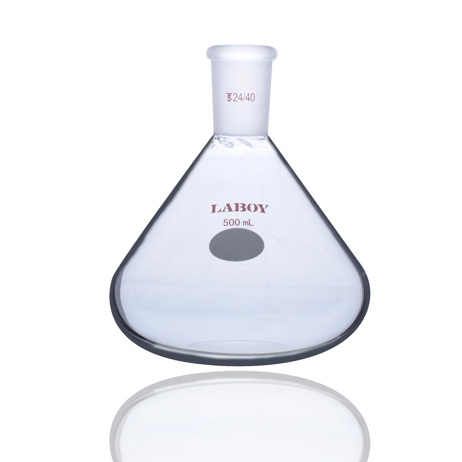 Laboy HMF010922 Glass Evaporation Flask Apollo Low Profile with 24/40