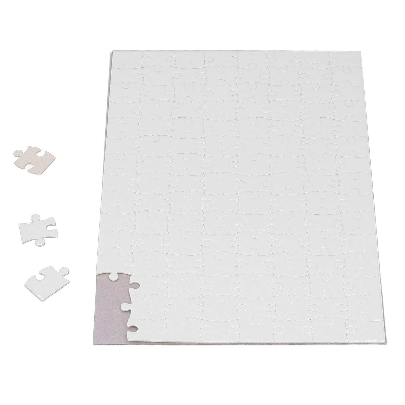 10 Sets A4 20cmx29cm 120pcs Blank Jigsaw Puzzle Sublimation Transfer Heat Transfer Heat Press Printing Puzzle Dye Sublimation Blank Puzzle DIY
