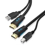 TESmart KVM Switch 2 Monitors 2 Computers 4K@60Hz