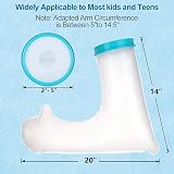 Fasola Child Waterproof Arm Cast Cover 23" - Shower Protector for Wounds view 5
