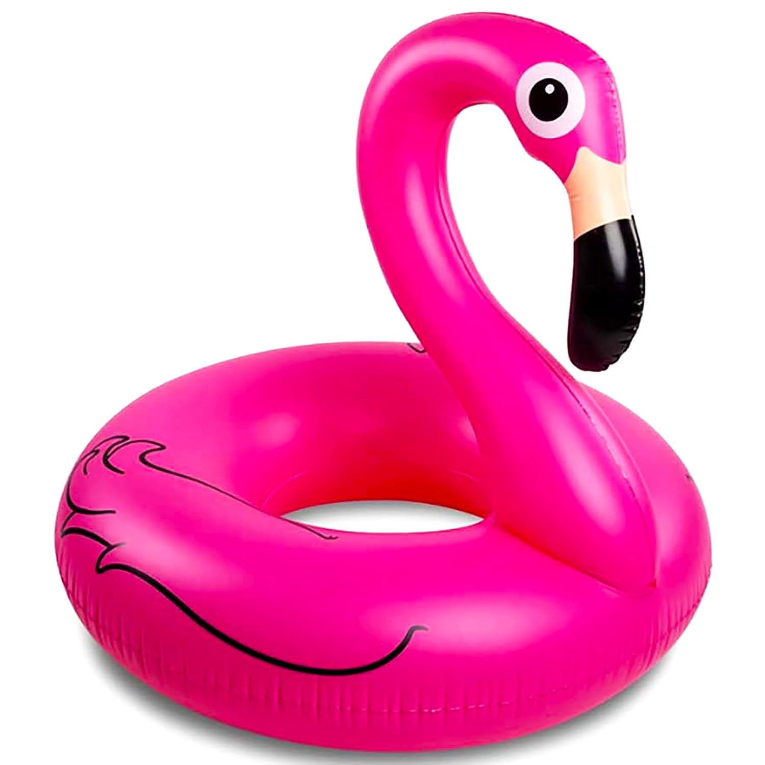 Flamingo Inflatable Swimming Ring Air Mattresses Flamingo Pool Air Mattress for Pool, Beach & Lake - Fun for Adults - Perfect for Summer, Party & Holiday - 114 cm, Pink