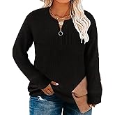RITERA Plus Size Sweaters for Women Winter Long Sleeve Pullover Sweater Crew Neck Oversized Tops XL-5XL