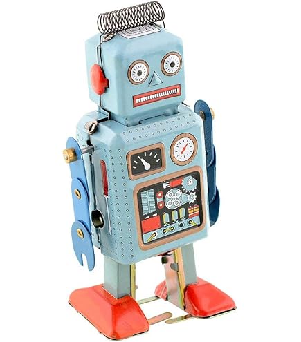 Robot Schylling Sparkling Mike – Mécanique En Métal – Édition Vintage D’occasion
