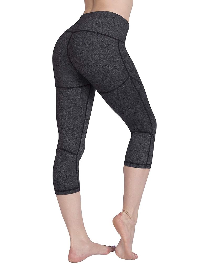 UURUN Women's Capri Workout Leggings 