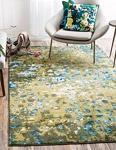 Funky Yellow and Blue Area Rugs - Various Designs and Patterns
