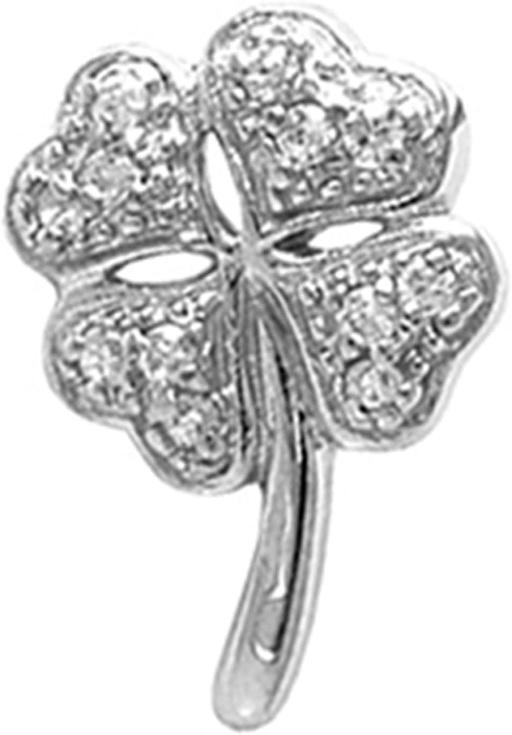 Thomas Sabo Colgante Trébol De Plata De Ley 925 Para Mujer – Charm Para Pulsera (0884-001-12)