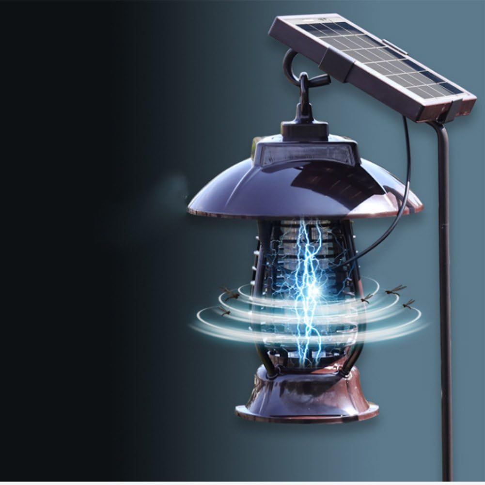 USB Charging Solar Insect Mosquito Killer Electric Pest Fly Catcher Terminator
