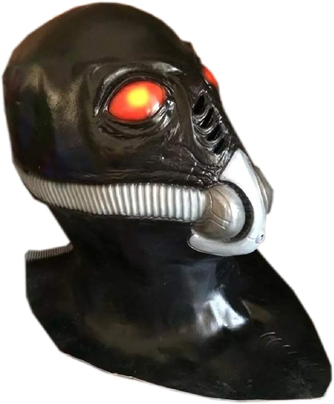 DylunSky Halloween Fake Oxygen Latex Mask Antigas Mask