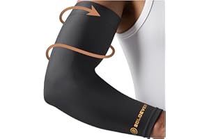 SOLOEVER [360° Full Compression] Copper Arm Sleeves for Men & Women, [Ultra Breathable] Arm Brace for Forearm, Bicep, Triceps, Tennis Elbow, Basketball, Golf, Arthritis, Tendonitis, Bursitis