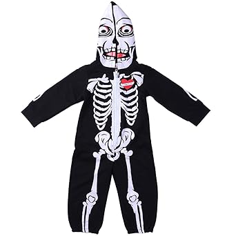 felpa scheletro bambino