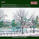 PIANO TRIOS BY MENDELSSOHN AND COTTER NIXON        image