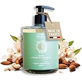 Panier des Sens - Moisturizing Liquid Hand Soap - Almond Hand Wash - French Marseille Soap with Coconut Oil - Refillable Kitchen & Bathroom Hand Soap - 96% Natural Ingredients -16.9 Fl.oz