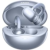 TALIX Ultra Open Ear Earbuds X6, Clip-On Headphone with Directional Sound, Ultra-Light Comfort Fit, Bluetooth 5.4 Wireless Earbuds, 26H Playtime, Spatial Sound, for Running, Workout & Daily Use(Blue)