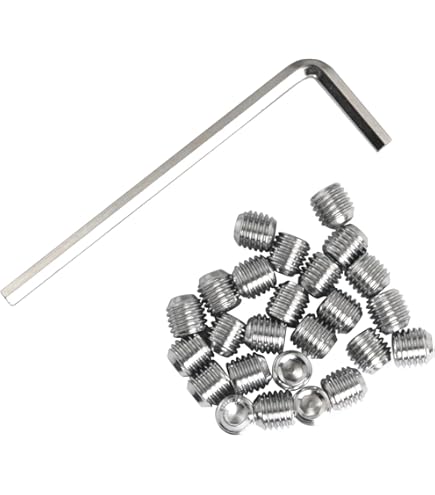 Primeonly27 1/4-28 x 1/4 Inch Hex Drive Cup Point Grade 18-8