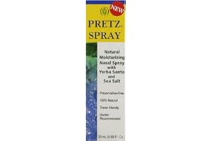 Pretz Spray Natural Moisturizing Nasal Spray with Yerba Santa and Sea Salt, 0.68 Fluid Ounce