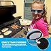 TruChef Kids Onion Goggles –TEAR FREE, Snug Fitting, Foam Lined Cooking Glasses for Kid Cooks - FREE EAR HOOKS included to ensure snug fit on kid chefs of all ages (BLUE)