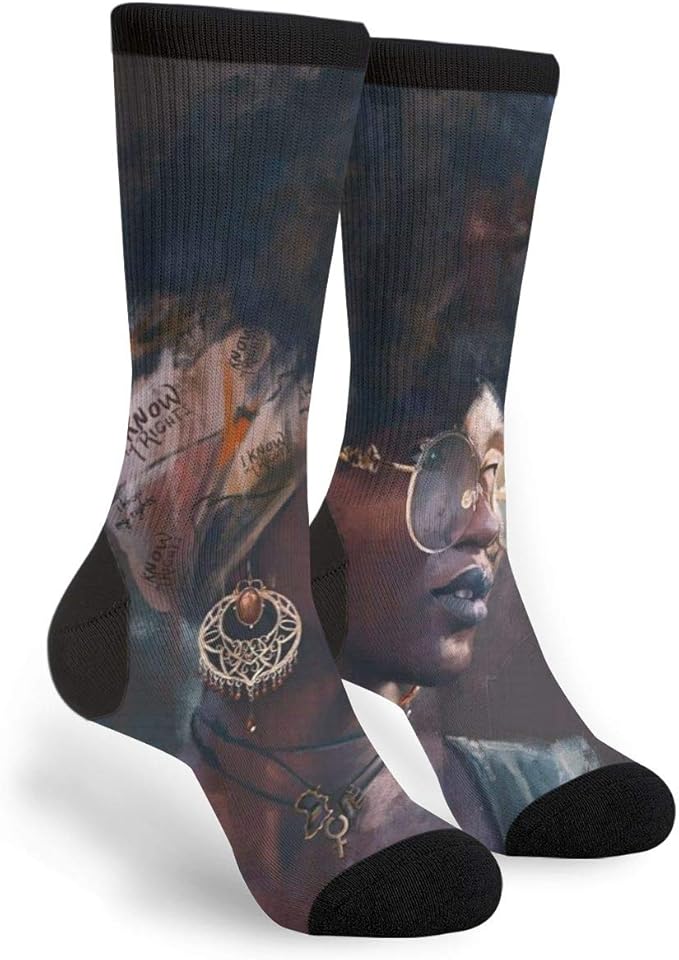 Amazon.com: African American Black Women Fun Dress Socks Funny Novelty