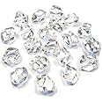 200 Pcs Fake Crushed Ice Rocks Acrylic Crystal Diamonds Fake Ice Rock Cubes Gems for Home Wedding Birthday Party Decorations Vase Fillers (Transparent)