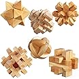 ULT-unite3D Wooden Cube Brain Teaser Puzzle