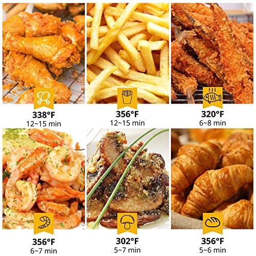 Flexzion Electric Deep Fryer Easy to Clean with Basket and Lid, Small Deep Fry Oil Fat Fryer 2