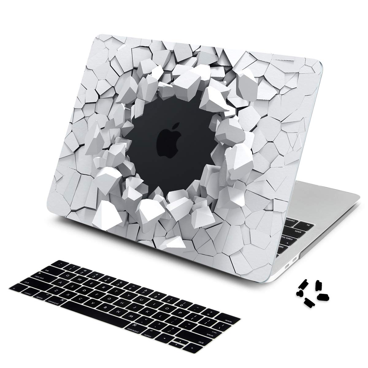 Batianda New 3d Cool Rubberized Hard Cover Protective Case For New Macbook Pro 13 Inch Non Touch Bar 17 16 Release Model A1708 For Men With Black Keyboard Cover Dust Plug Buy Online